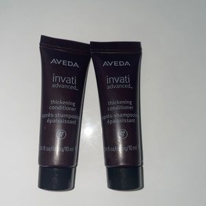 2 X Aveda Invati Advanced Thickening Hair Conditioner Sample Size 0.34oz/10ml